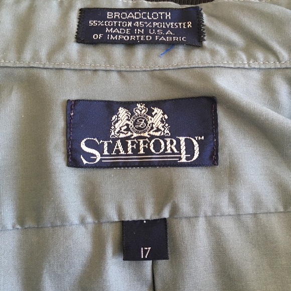 5/$15 Stafford SS Button-up 17 - Picture 5 of 7